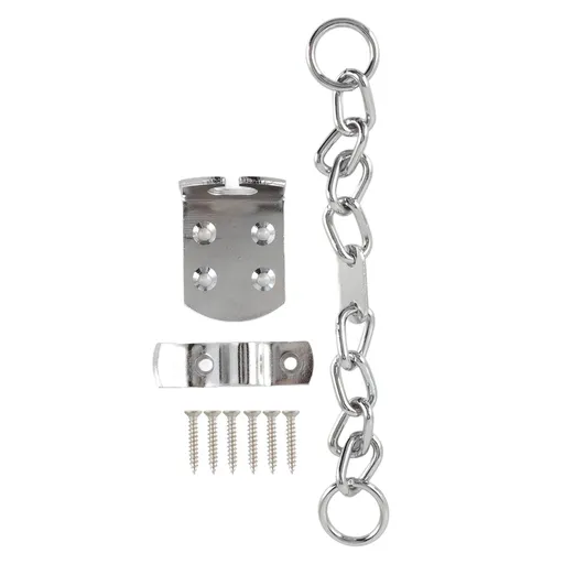 Door Chain Lock Stainless Steel Chain Door Guard Anti Theft Security Door Chain Lock for Hotel Apartment