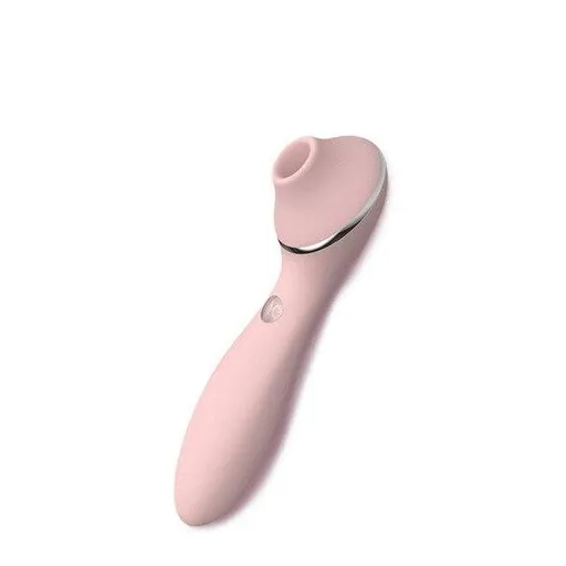 House Of Dasein 2In1 Rechargeable Clitoral Stimulator Suction Vibrator Sex Toy For Women - Pink