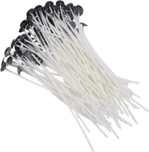 Candle wick - For making your own candles, 15 cm - 20 pieces