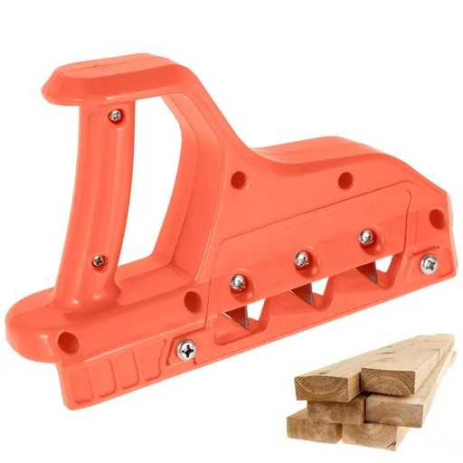 Plasterboard Fast Cutter, Precise 45° Gypsum Board Chamferer with 10 Blades Plastic Plasterboard Edger (45°,orange)