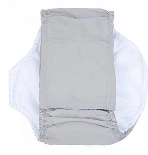 Dog Diapers Harper Male Cotton Large Gray S:50g