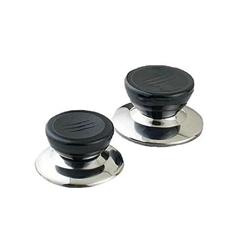 2-piece universal pot lid handle, kitchen cookware replacement pot handle lid lid handle lid, stainless steel base round