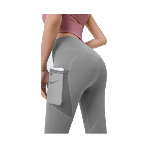 Hod Health & Home High Waist Tummy Control Yoga Leggings With Pocket For Women - Sea Rock Grey - 2Xl