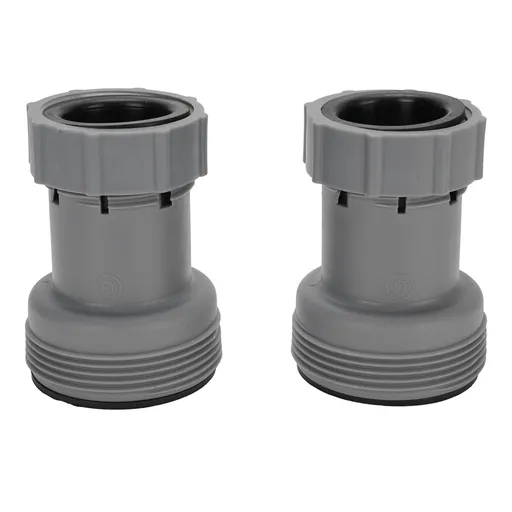 2pcs Pool Hose Adapter 1.5 Inch to 1.25 Inch Hose Conversion Adapter for Up Ground Pool Filter Pump