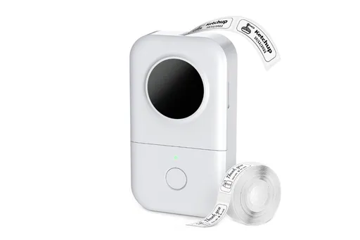Portable Bluetooth Label Printer Mini Thermal Handheld Sticker Machine for Home & Office