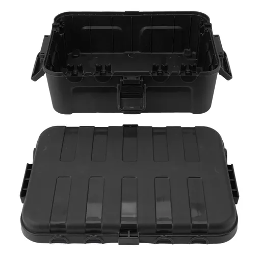 Cord Connection Box IP54 Waterproof Large Capacity Square Outdoor Electrical Box Power Cord Enclosure Black