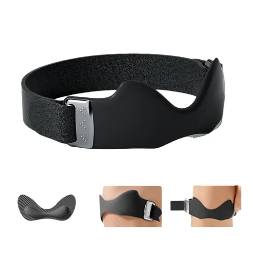 Patellar Tendon Support Strap with Airbag – Adjustable, Breathable, Non-Slip Knee Brace for Tendonitis Pain Relief; Suitable for Exercise, Running, Hiking, Jumping, Climbing, and Cycling (Black – 2Pack)
