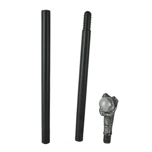 Mystical Pharaoh Accessory Ancient Egyptian Style Staff Scepter Costume Accessory Prop for Halloween Dress Up Parties Silver Claw