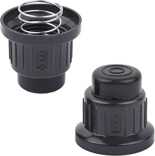 2Pcs AA Battery Push Button Igniter Caps with Spring, Igniter Replacement Button Cap for Blackstone Char-Broil Gas Grill, BBQ, Fire Pit, Barbecue, Spark Generator Cover