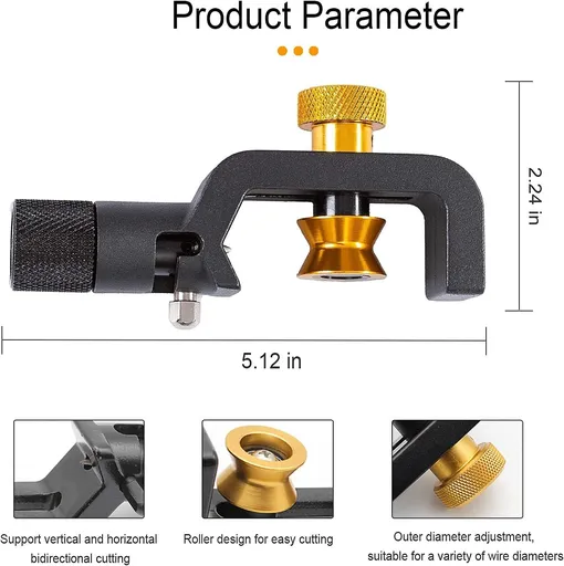 8-28MM Wire Stripper, Armored Fiber Optic Cable , Coaxial Mid Span Cable Stripper, Slitting Tools with Adjustable Cutting Depth