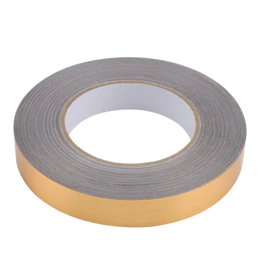 PET Room Floor Crevice Line Sticker Self Adhesive Ground Corner Tile Decor (2cm*50m Gold)