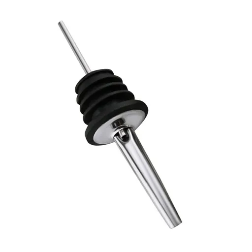 6PCS Stainless Steel Pourers, Speed Wine Bottle Pourer, Olive Oil and Vinegar Tapered Stopper Spout, Suitable for About Bottle Mouth