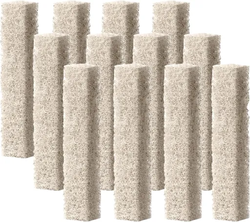 12-Pack Replacement Ammonia Reducer Pads Compatible with Aqueon QuietFlow 10 LED PRO and SmartClean 10-20 Gallons Aquarium Power Filter
