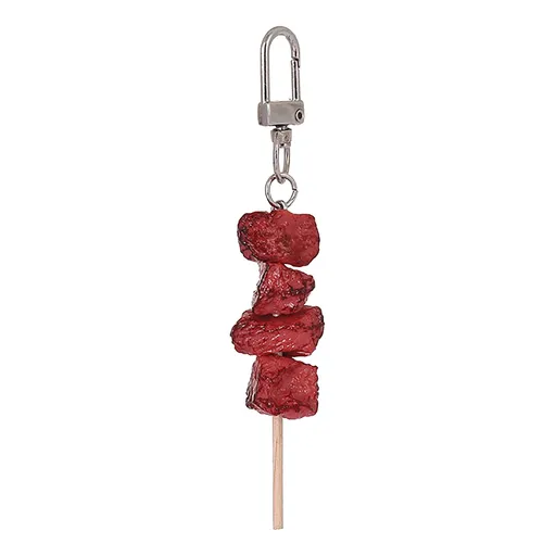 Pendant, Hangs Promotion, Meat Skewer Keychain Meat Skewer Photography Props Fun Food and Play Ornaments AA