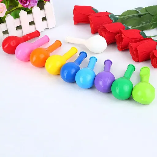 Yonghong 10 Inch 2.2g Mat Latex Balloon 2.2 grams of 50 mixed color 1 pack