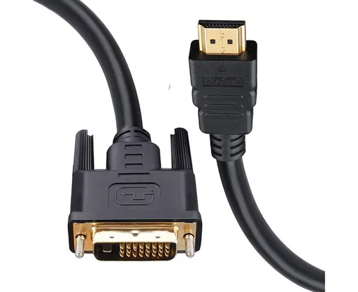 DOONJIEY High Clarity 1080P HDMI-compatible Male to DVI-D Male Bi-directional Adapter Cable for HDTV