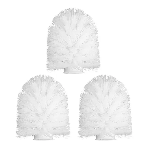 6 Pcs Toilet Replacement Brush Head Refill Bowl Cleaning Supplies Plastic Cleaner