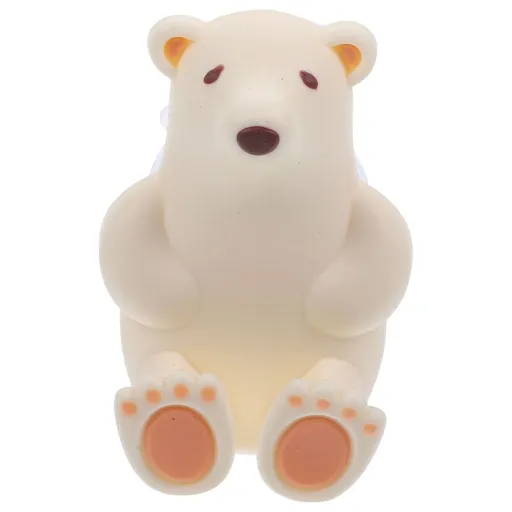 Suction Cup Toothbrush Holder in Beige Silicone for Bathroom Use