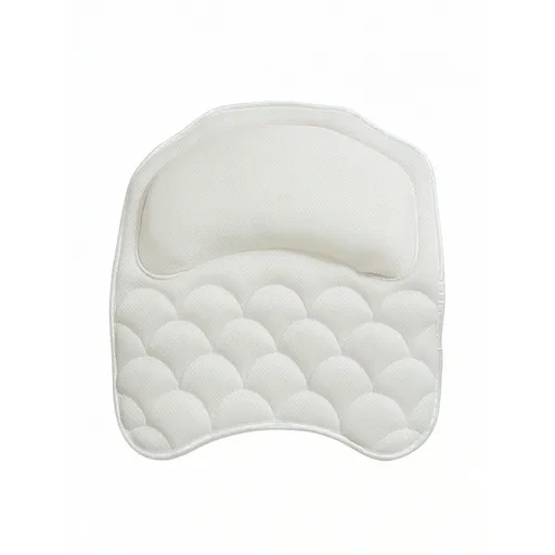 Bathtub Spa Pillow Bath Pillows for tub, with Non-Slip 6 Large Strong Suction Cups, Free Machine Washable Bag