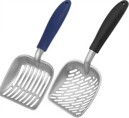 Dual Size Cat Litter Scooper Combo Set for Easy Cleanup