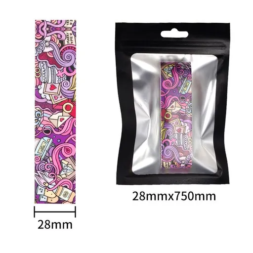 Pickleball Paddle Edge Protection Tape - Dreamy Party Pattern TPU Protective Strip 28mm x 750mm, Anti Scratch Wear Resistant Paddle Guard Tape, Personalised Sports Accessory for Pickleball Players