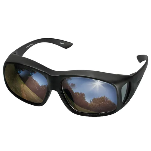 Polarized Wraparound Sunglasses | Wear Over Sunglasses | Fitover for Glasses It's like shields for your eyes.