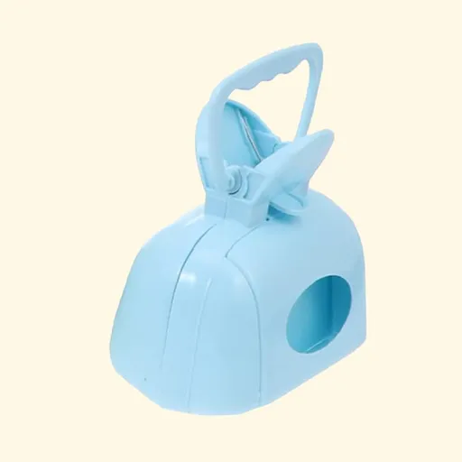 3-in-1 Dog Poop Bag Dispenser Blue Portable Leakproof Easy to Use Pet Waste Cleaning Helper