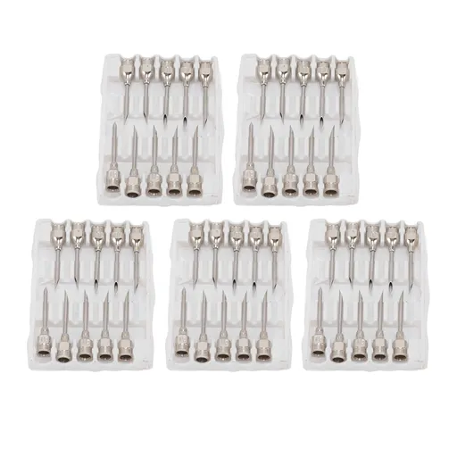 Poultry Injection Needles Stainless Steel Bovine Pig Injection Needle Cow Pig Injection Needle Accessories 16x20mm / 0.6x0.8in