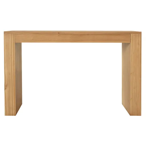 Console Table Solid Mindi Timber 120 cm Natural Finish