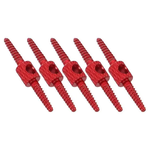 Red Bicycle Hose Brake Cable Connector for Bicycle Repair 5Pcs Kit
