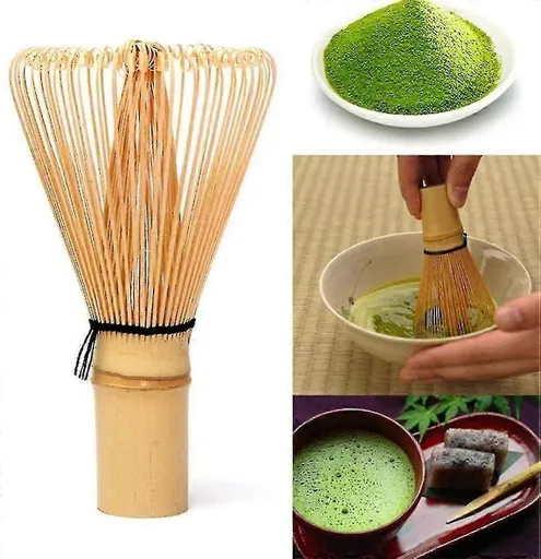 1pc Bamboo Matcha Whisk Tool - Matcha Powder Whisk for Tea Ceremony