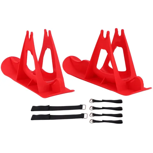 Children's Balanced Car Skis Kids Snowboard Sledge Balanced Scooter Board Ski PartsRed