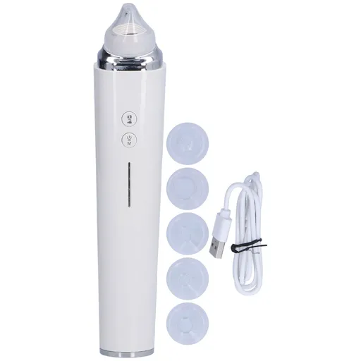 WIFI LCD High Definition Visual Blackhead Removal Machine Face Pore Cleaner with 6 Suction Heads Pink