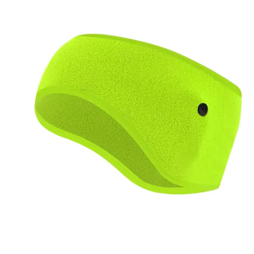 Winter Fleece Ear Warmer Headband with Button Straps for Running Cycling Hiking Outdoor Sports