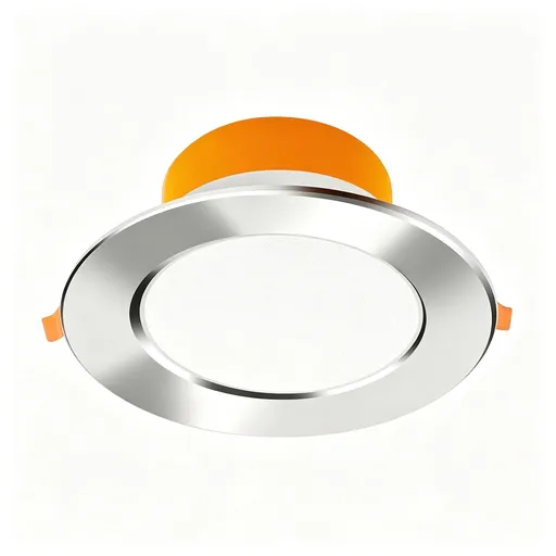 4 Pack All Aluminum Bright Silver 15W Warm White (Cutout 14-15.5cm) | Recessed LED Ceiling Light | Halloween Warm Silver Set | Cozy Warm Silver Trim Downlight