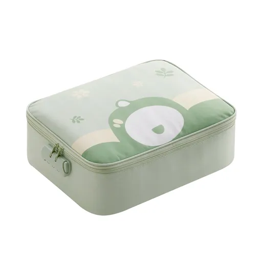 Multi-Functional Document & Certificate Organizer Bag with Combination Lock(Light green)