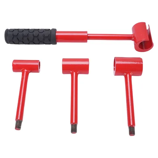Door Hinge Adjustment Tool Kit 4 in 1 Steel Silicone Hinge Gap Adjusting Wrench Tool Set for Various Doors