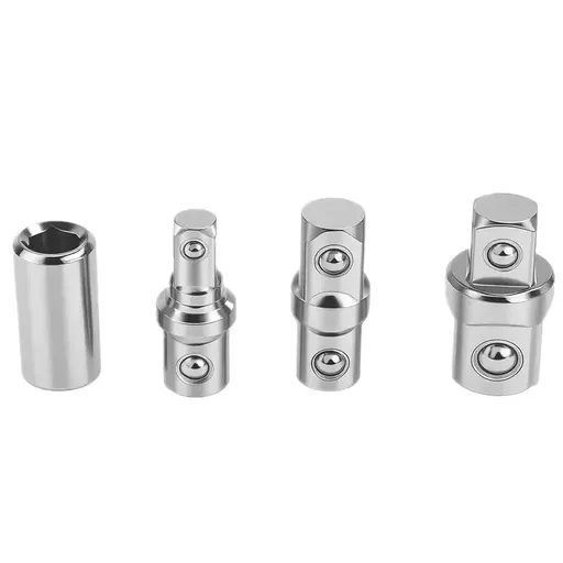 4pcs Socket Adapter Set, Extension Wrench Adapter, Ratchet Wrench Socket Adapter, 1/4", 3/8", 1/2" Drive Size Converter-With Ended Heads, Suitable for Power Drill Bits And Wrenches