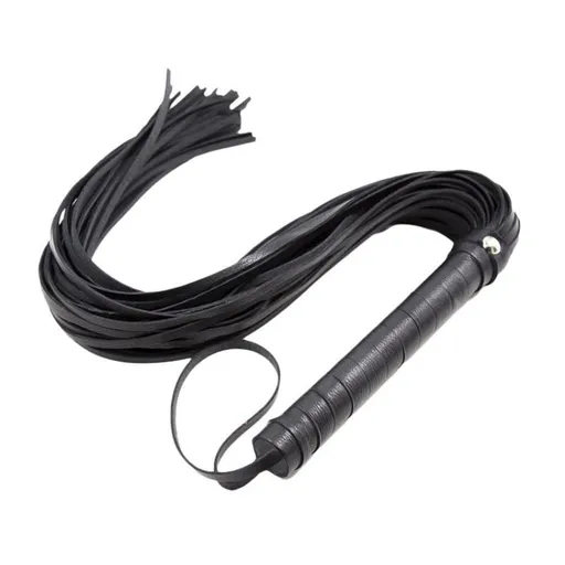 House Of Dasein Black Pu Leather Bdsm Flogger Sex Toy Spanking Fetish Toys - Black