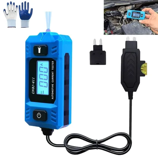 Automotive Circuit Fault Probe Tester, Blade Fuse Tester with LED Display Up to 48V, Car Circuit Current Amp Checker for Fuse Box Diagnostics