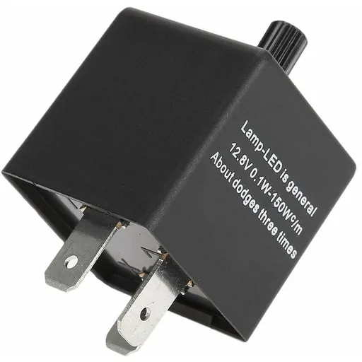 Motorcycle Flasher Relay Cf14Kt 3 Pin 12V Automotive Adjustable Flasher Relay For LED Flash Speed