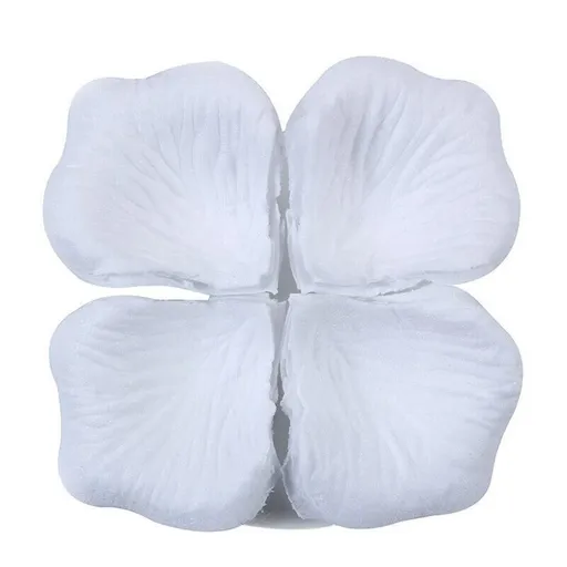 1000 PCS Silk Rose Petals Elegant Wedding or Event Decoration - White