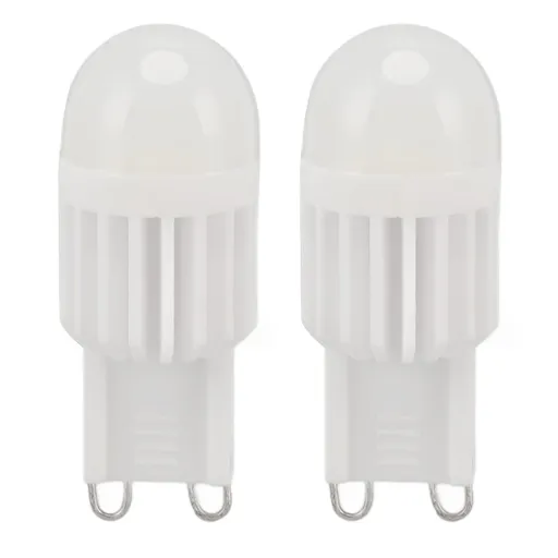 2Pcs G9 LED Light Bulbs Dimmable 180LM 14 Beads Double Pin G9 Base Bulbs for Table Lamp Wall Lamp Chandelier 220V 2W