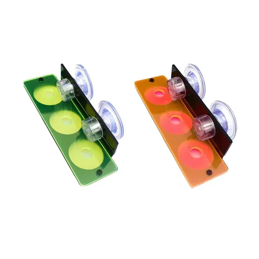 2pcs Acrylic Coral Rack, Fluorescent Marine Reef Fish Tank, Growing Coral Holder -quality acrylic, durable and not easy to damage