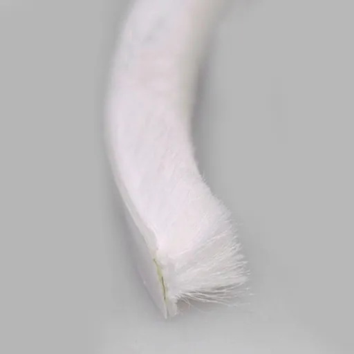Decor Bottom Bristle Pile Seal Film Door Draught Excluder Brush Weather Strip 10M 5/9/15/23Mm Diy Home High Quality White 9×5Mm White