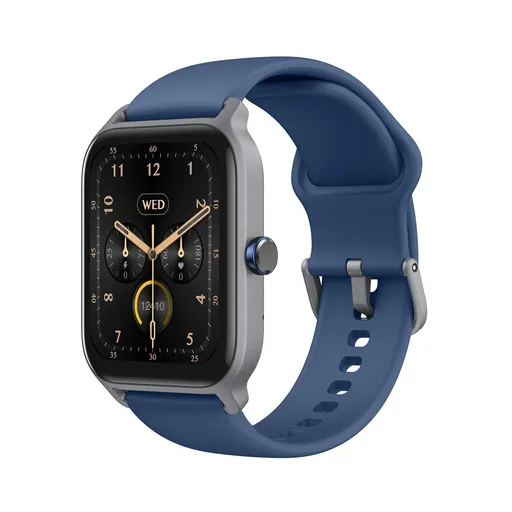 1.8inch Smart Watch IP68 BT5.3 for Android iOS with Heart Rate Monitoring Exercise Records 1pc(Blue)