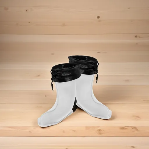 Men's Detachable Winter Boot Liners, Thickened Warm Cloth Inserts, White Size 40, Comfortable Footwear Accessories