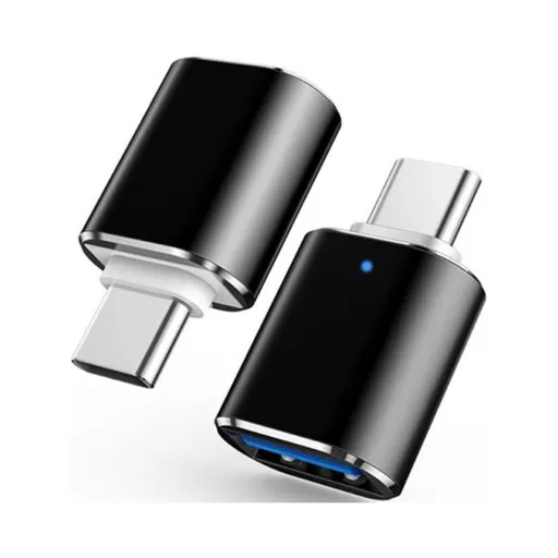 2 Pack USB C to USB 3.0 Adapter, Type C Male to USB Female Adapter OTG for MacBook Pro, Air and Other Type C Devices, Black