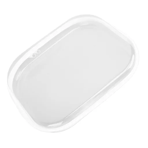 Zippered Hard Pouch PVC Clear Hard Shell Zipper Case Travel Bag for Building Blocks Puzzles Cosmetics Crafting Supplies M