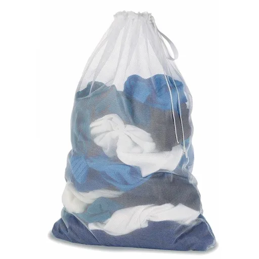 Mesh Laundry Bag, Sturdy Mesh Material with Drawstring Closure, Machine Washable Mesh Laundry Bag for Factories,